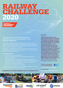 IMechE Railway Challenge Poster