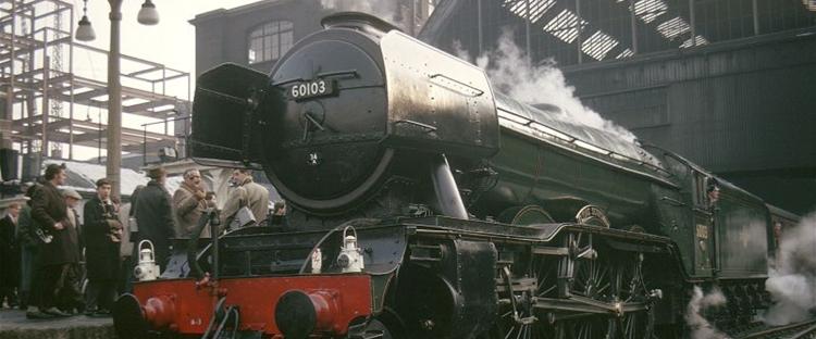 The Flying Scotsman, picture courtesy of the National Railway Museum